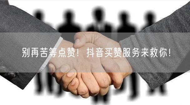 抖音买赞服务：快速提升曝光，增强账号影响力！