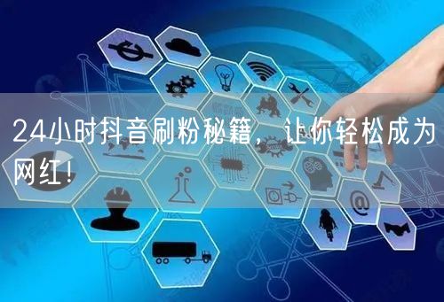 24小时抖音刷粉秘籍：快速涨粉，成就网红之路！