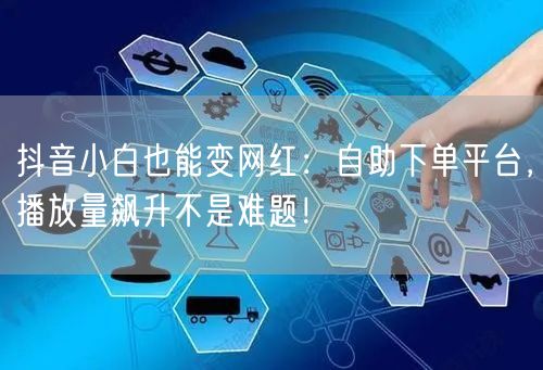 抖音小白必看：自助下单平台助力播放量飙升，网红之路开启