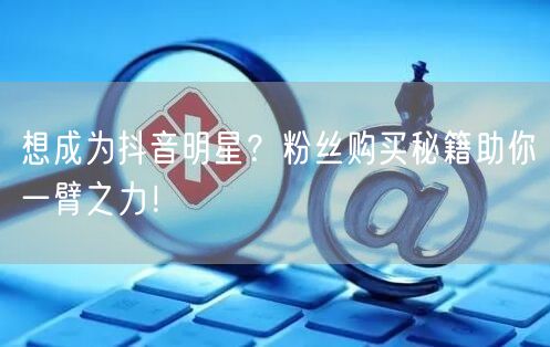 想成为抖音明星？粉丝购买秘籍助你一臂之力！