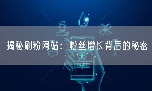 揭秘刷粉网站：粉丝增长背后的秘密