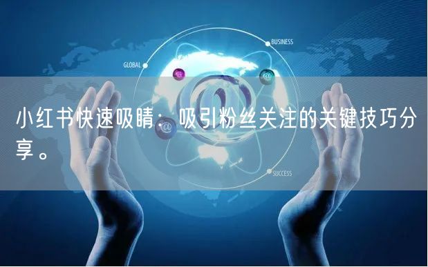 小红书快速吸睛：吸引粉丝关注的关键技巧分享。