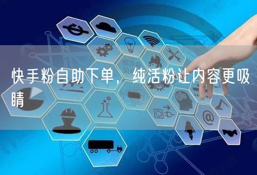 快手粉自助下单，纯活粉让内容更吸睛