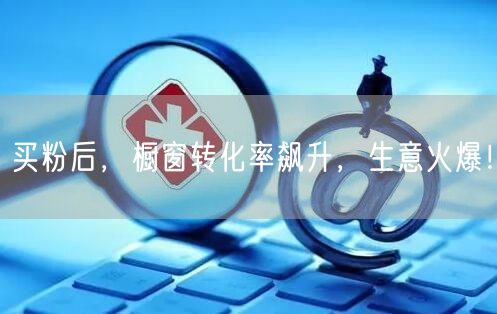 买粉后，橱窗转化率飙升，生意火爆！