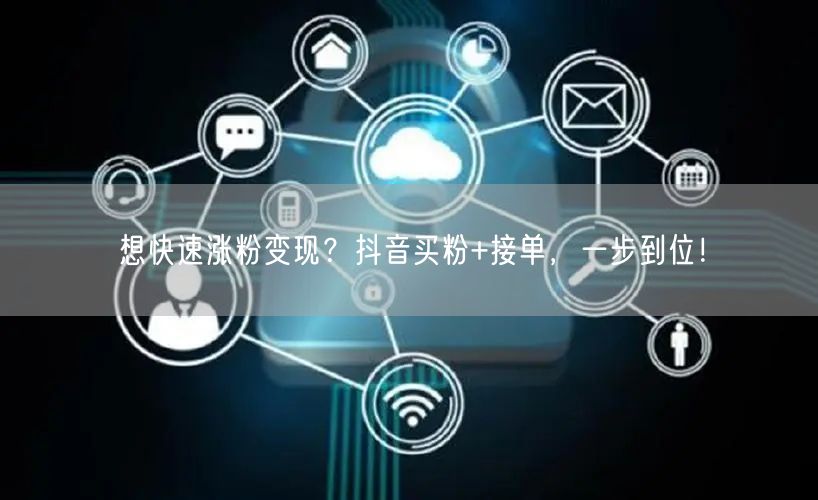 想快速涨粉变现？抖音买粉+接单，一步到位！