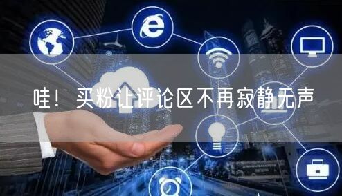 哇！买粉让评论区不再寂静无声