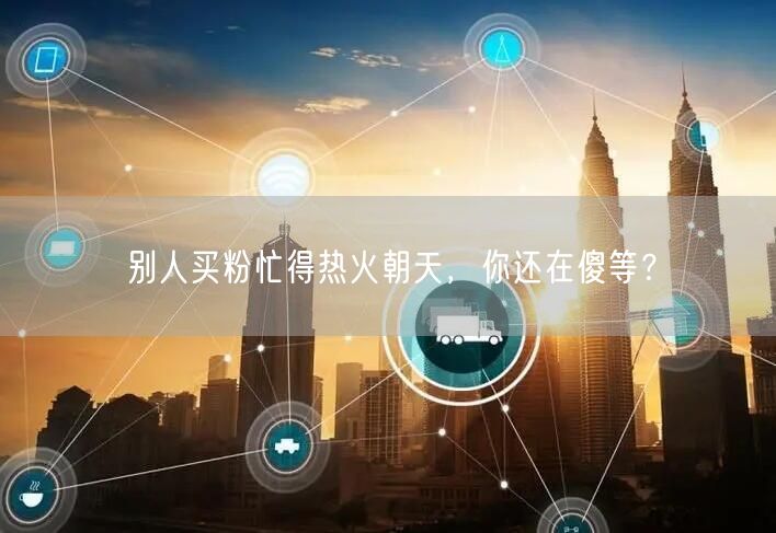 别人买粉忙得热火朝天，你还在傻等？
