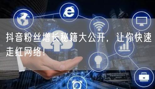 抖音粉丝增长秘籍大公开，让你快速走红网络！