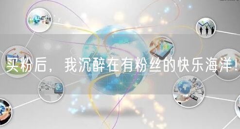 买粉后，我沉醉在有粉丝的快乐海洋！