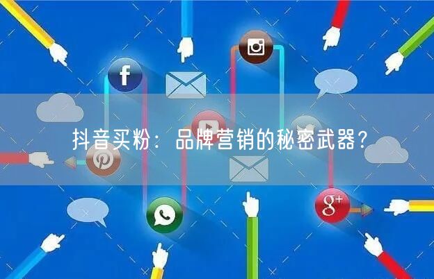 抖音买粉：品牌营销的秘密武器？
