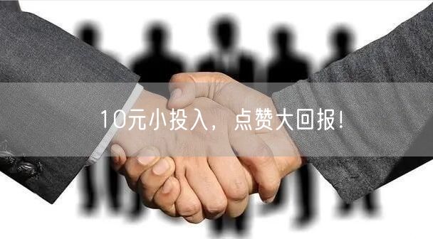 10元小投入，点赞大回报！