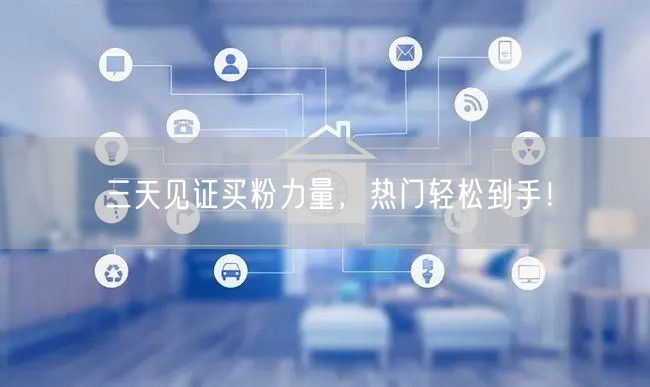 三天见证买粉力量，热门轻松到手！